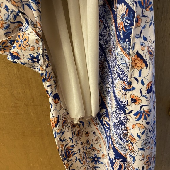 Japna Maxi Dress Size Medium Halter Neck Artsy Bohemian Floral Hippie NWOT - Picture 10 of 12